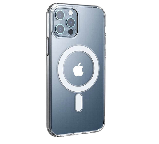 Armored Silicon (MagSafe Compatible) Case for iPhone 13 Pro Max Clear (iNcentive Blister)