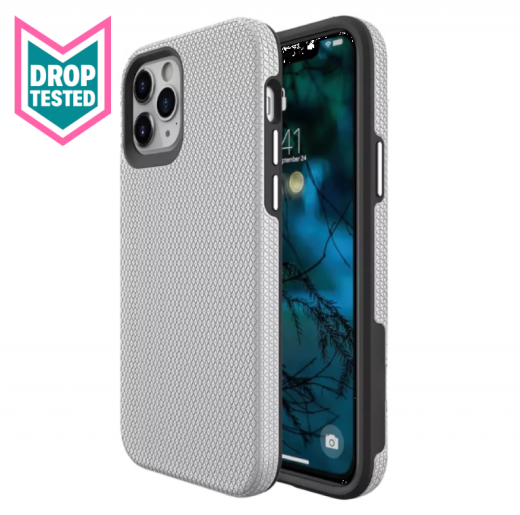 Dual Layer Rugged Case for iPhone 11 Pro Max Silver