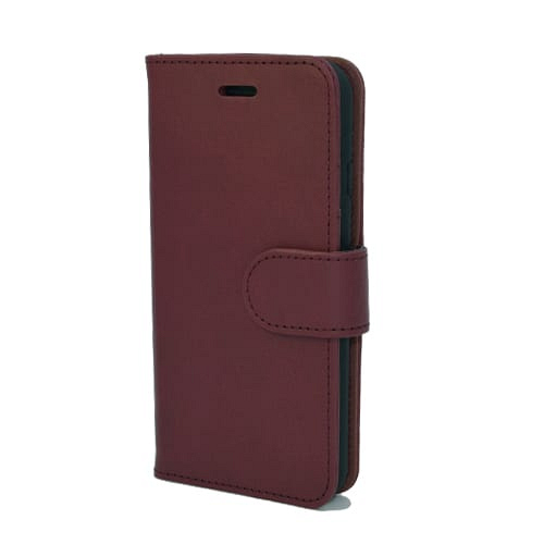 PU Wallet Deluxe for iPhone 14 Plus Red Wine