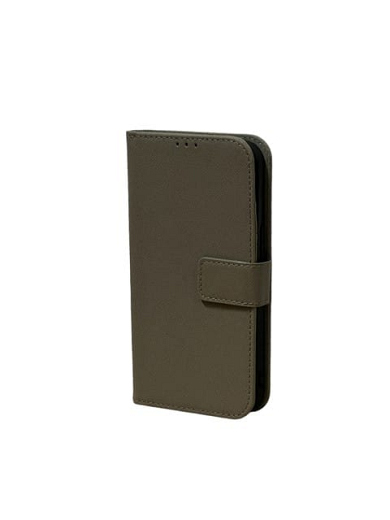 PU Wallet Premium for iPhone 13 Mini Fox Grey