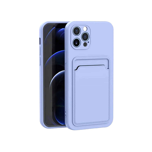 Soft Card Case for iPhone 11 Violet Purple