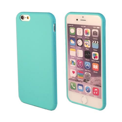 Silicon Flat Case for iPhone 5/5S/SE Green