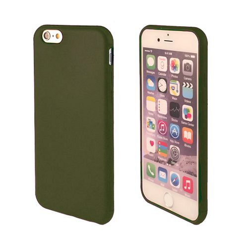 Silicon Flat Case for iPhone 11 Pro Dark Green