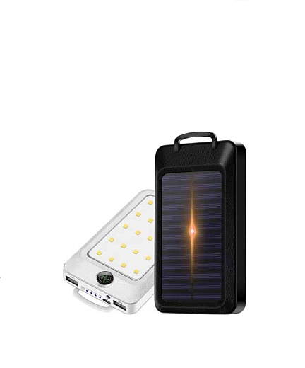 Mobile Powerbank 30.000 mAh SOLAR 20 Led White A10