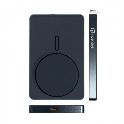 iNcentive Magnetic Ultra Thin Wireless Powerbank 5.000 mAh (VT905)