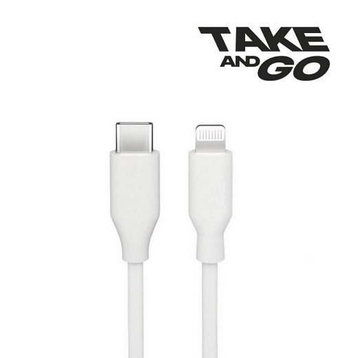 Take and Go USB-C to Lightning Cable 1m