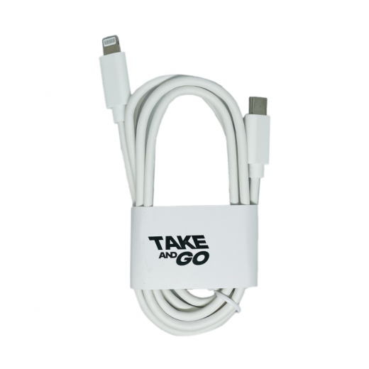 Take and Go USB-C to Lightning Cable 1m