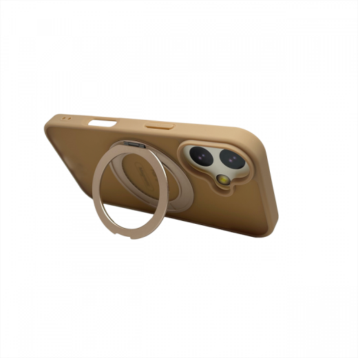 Matt Kickstand Case (MagSafe Compatible) for iPhone 17 Pro / 18 Pro Brown