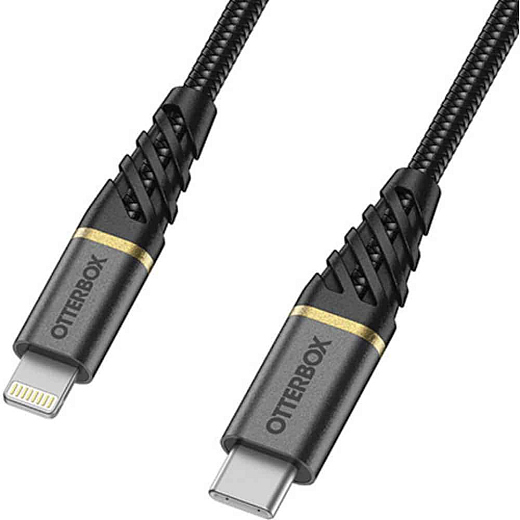 Otterbox Premium Cable USB-C to Lightning 1 meter Black