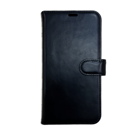 Platina Real Leather 2-in-1 Wallet for Galaxy A55 Black