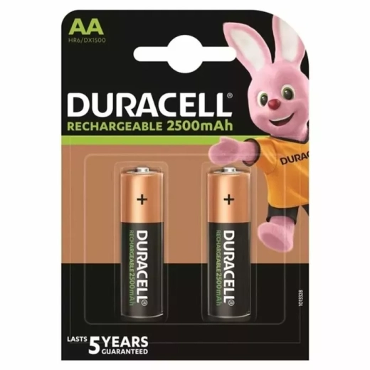 DURACELL Stay Charged HR6 AA 2500mAh (2 pack)