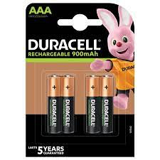 DURACELL Stay Charged HR03 AAA 900mAh (4 pack)