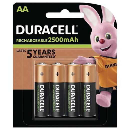DURACELL Stay Charged HR6 AA 2500mAh (4 pack)