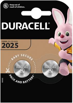 DURACELL Lithium CR2025 (2 pack)