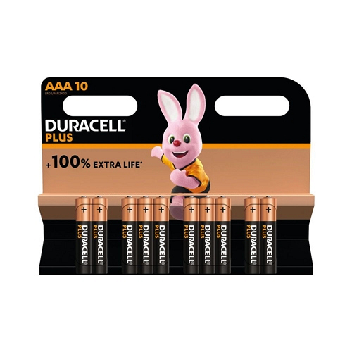 DURACELL Plus Boost MN2400 1,5V AAA-Cells (10 pack)