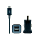 iNcentive Car Charger 3.1A & USB-A to Micro Cable 1 meter Black (VT215)