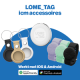 Lome_Tag Keychain Beige (ook geschikt voor Apple AirTag)