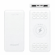 Mobile Powerbank 10.000mAh Wireless Charging White B12