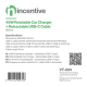 iNcentive 45W Rotatable Car Charger + Retractable USB-C Cable (VT334)