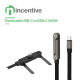 iNcentive 2-in-1 Dockcable USB-C to USB-C 240W 1 meter (VT030)