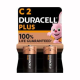DURACELL Plus MN1400 1.5V C-Cells (2 pack)