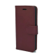 PU Wallet Deluxe for Galaxy  A22 4G Red Wine