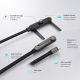 iNcentive 2-in-1 Dockcable USB-C to USB-C 240W 1 meter (VT030)