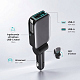 iNcentive 45W Rotatable Car Charger + Retractable USB-C Cable (VT334)