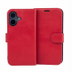 PU Wallet Deluxe for iPhone 15 Pro Lipstick Red
