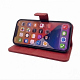 PU Wallet Deluxe for iPhone 15 Pro Lipstick Red