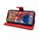 PU Wallet Premium for iPhone 15 Plus Lipstick Red NEW