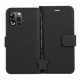 Premium Leather Wallet Case for Galaxy A3 2017 Black