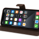 Premium Leather Wallet Case Galaxy S8 Dark brown