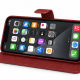 Premium Leather Wallet Case Galaxy S8 Red