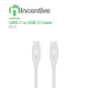 iNcentive USB-C to USB-C Fast Charge 60W Cable 2 meter (VT219)