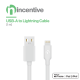 iNcentive USB-A to Lightning Cable 1 meter Apple MFI certified (VT296)