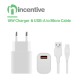 iNcentive Travel Adapter 18W + USB-A to Micro Cable (VT194)