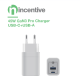 iNcentive Travel Adapter 35W GaN3 Pro 1x USB-C & 1x USB-A (VT402)