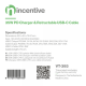 iNcentive Travel Adapter 35W USB-C PD + Retractable USB-C Cable (VT393)