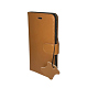 Premium Leather Wallet Case for Galaxy A5 2017 Cognac